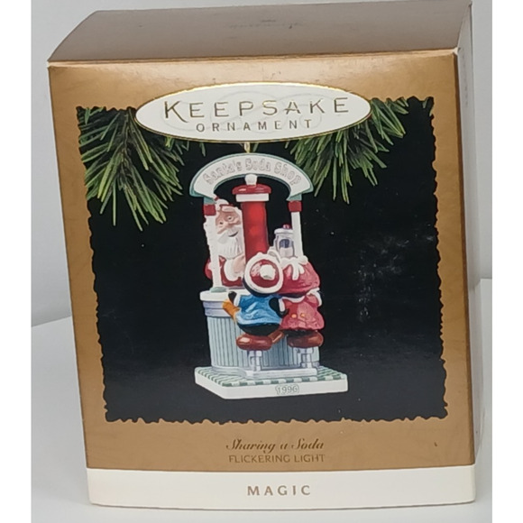 Hallmark Ornament: 1996 Sharing a Soda - Picture 10 of 11